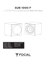 Focal Sub 1000 F Manuale utente