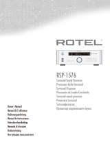 Rotel RSP-1576 Manuale del proprietario