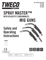 ESAB Spray Master MIG Guns Manuale utente