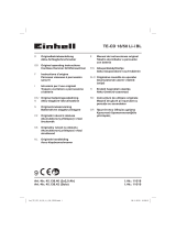 EINHELL TE-CD 18/50 Li-i BL (2x2,0Ah) Manuale utente