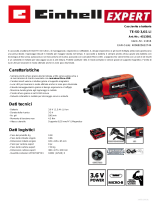 EINHELL TE-SD 3,6/1 Li Product Sheet
