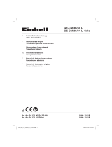 EINHELL Expert GE-CM 36/34 Li (2 x 3,0Ah) Manuale utente