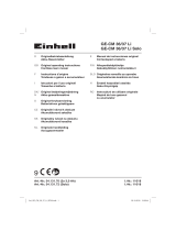 EINHELL Expert GE-CM 36/37 Li (2x3,0Ah) Manuale utente