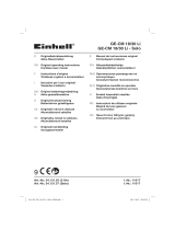Einhell Expert Plus GE-CM 18/30 Li-Solo Manuale del proprietario