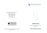 Grandstream Networks GWN7605LR Outdoor Wi-Fi Access Point Guida d'installazione