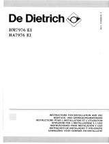 De Dietrich HA7976 Manuale del proprietario