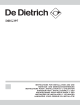 De Dietrich DHG397 Manuale del proprietario