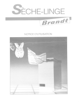 Groupe Brandt TE45 Manuale del proprietario