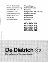 De Dietrich GG6134F5 Manuale del proprietario