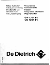 De Dietrich GS1304F1 Manuale del proprietario