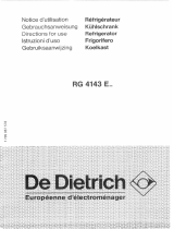 De Dietrich RG4143E7 Manuale del proprietario