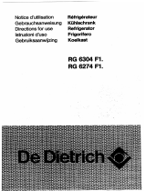 De Dietrich RG6304F1 Manuale del proprietario