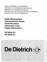 De Dietrich HG6644D1 Manuale del proprietario