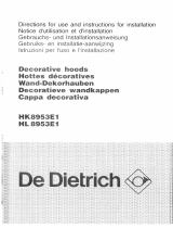 De Dietrich HL8953E1 Manuale del proprietario