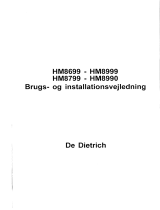 De Dietrich HM8799E1 Manuale del proprietario