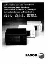 Fagor MW-325 GB Manuale del proprietario