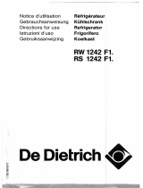 De Dietrich RW1242F1 Manuale del proprietario