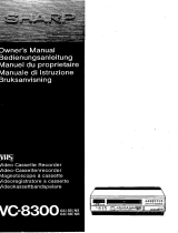 Sharp VC-8300 Manuale del proprietario