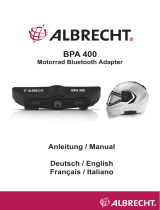 Albrecht BPA 400 Motorrad Kommunikation Manuale del proprietario