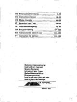 Siemens ek 73020 Manuale del proprietario