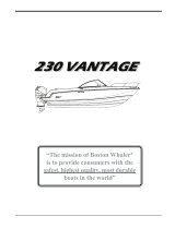 Boston Whaler 230 Vantage Manuale del proprietario