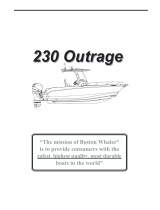 Boston Whaler 230 Outrage Manuale del proprietario