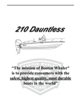 Boston Whaler 210 Dauntless Manuale del proprietario