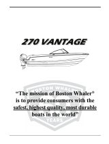 Boston Whaler 270 Vantage Manuale del proprietario