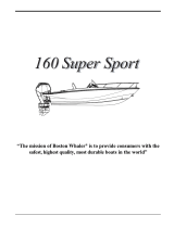 Boston Whaler 160 Super Sport Manuale del proprietario