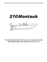 Boston Whaler 210 Montauk Manuale del proprietario