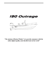 Boston Whaler 190 Outrage Manuale del proprietario