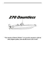 Boston Whaler 270 Dauntless Manuale del proprietario