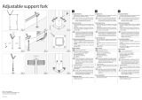 Genius Adjustable Support Fork Istruzioni per l'uso