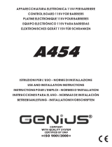 Genius A454 115 Istruzioni per l'uso