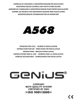 Genius A568 Istruzioni per l'uso