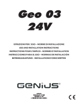 Genius GEO 03 Istruzioni per l'uso