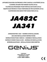 Genius JA341 JA482C Istruzioni per l'uso