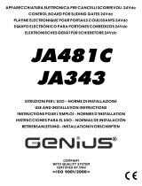 Genius JA343 JA481C Istruzioni per l'uso