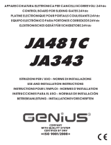 Genius JA343 JA481C Istruzioni per l'uso