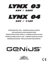 Genius LINX03 LINX04 Istruzioni per l'uso