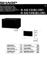 Sharp R-5G10 Manuale del proprietario