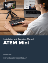 Black­magic Design ATEM Mini  Manuale utente