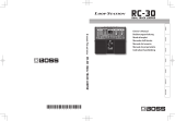 Boss RC-30 Dual Track Looper Manuale del proprietario