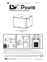 dBTechnologies LVX PSW18 Manuale del proprietario