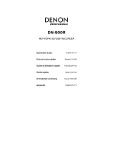 Denon Professional DN 900R Guida Rapida