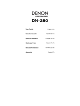 Denon Pro­fes­sional DN-280 Manuale utente
