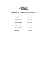Denon Pro­fes­sional Flash Start Remote Controller Manuale del proprietario