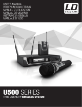 LD Sys­tems U508 BPG Manuale utente