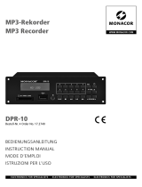 Monacor DPR-10 Manuale utente