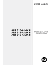 RCF ART 425-A MK II Manuale del proprietario